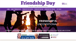 Desktop Screenshot of friendshipday.org
